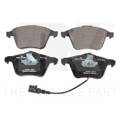 Колодки тормозные дисковые передние / audi a-3,seat leon,skoda superb,vw eos,golf-v/vi,passat 04
