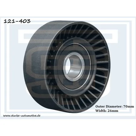 Ролик натяжителя привод.ремня BMW M50-M54 E46 / E39/E60 / X-3/X-5 (E53) STARKE 121-403