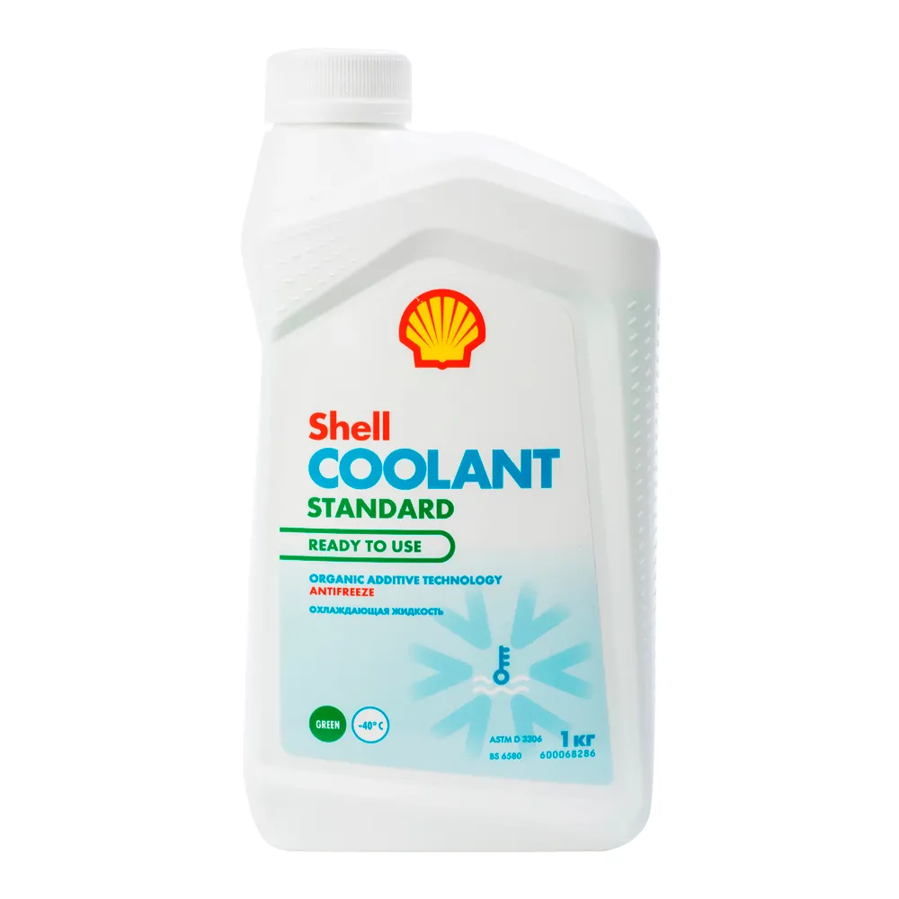 Антифриз SHELL Coolant Standard G11 готовый -40C зеленый 1 кг 550062664