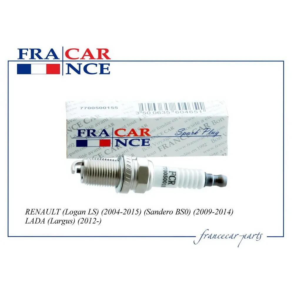 Свеча зажигания 1 электрод FRANCECAR FCR211044