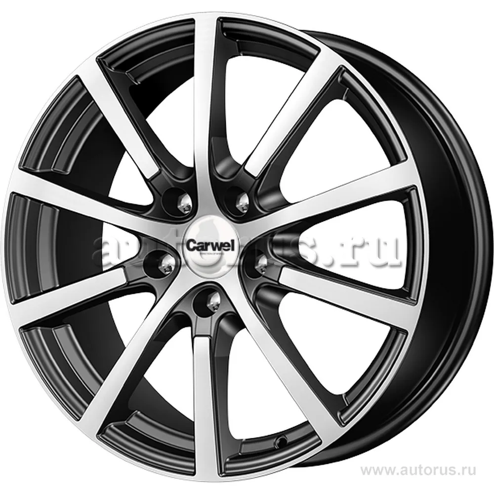 Диск литой R17 7J 5x114.3/67.1 ET50 Carwel Кентавр 103 AB 00039616