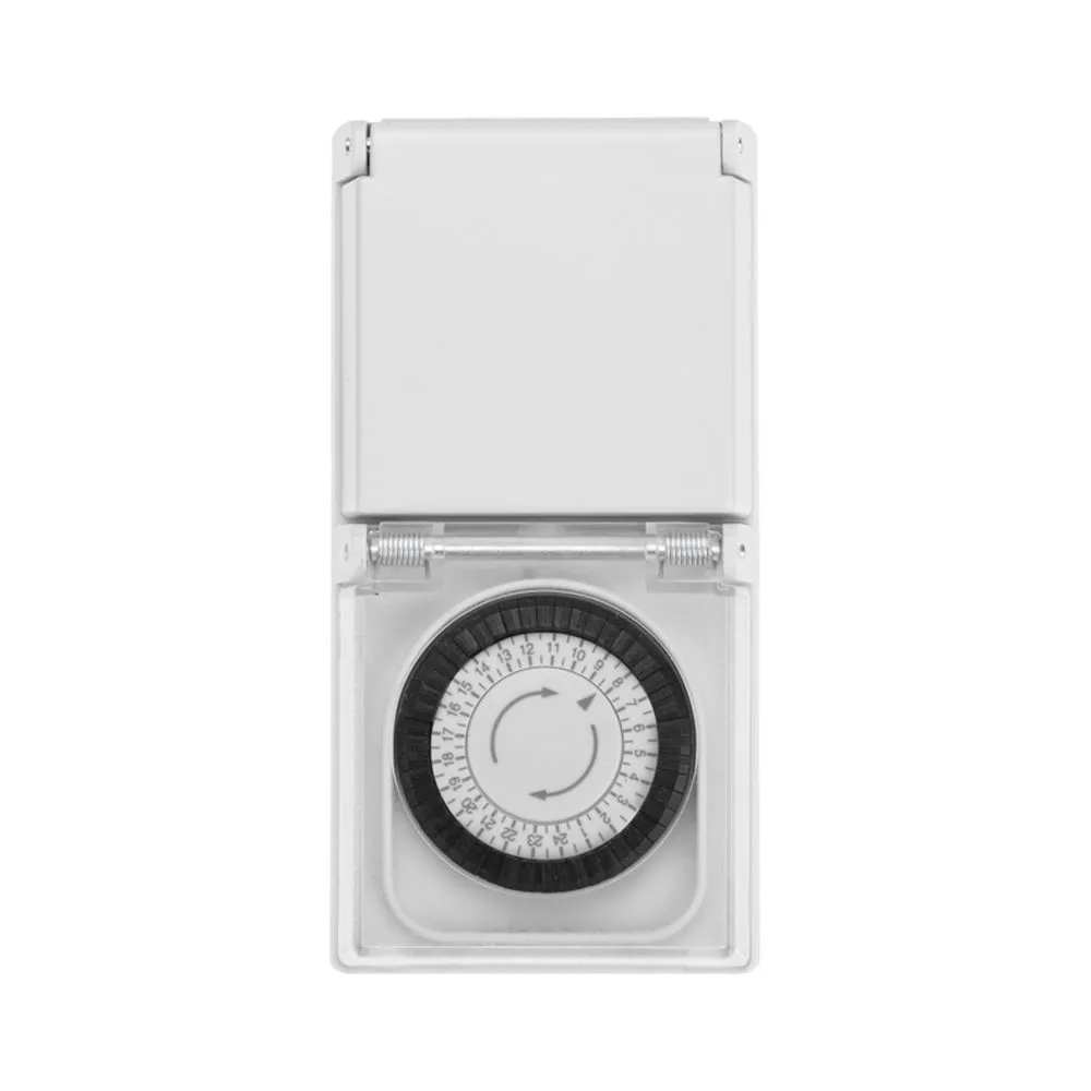 Розетка с механическим таймером в защитном корпусе IP 44 REXANT RX - 23