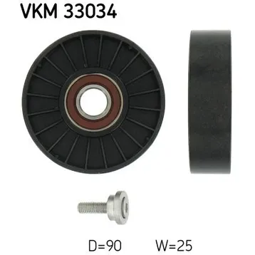 Ролик натяжителя SKF VKM33034