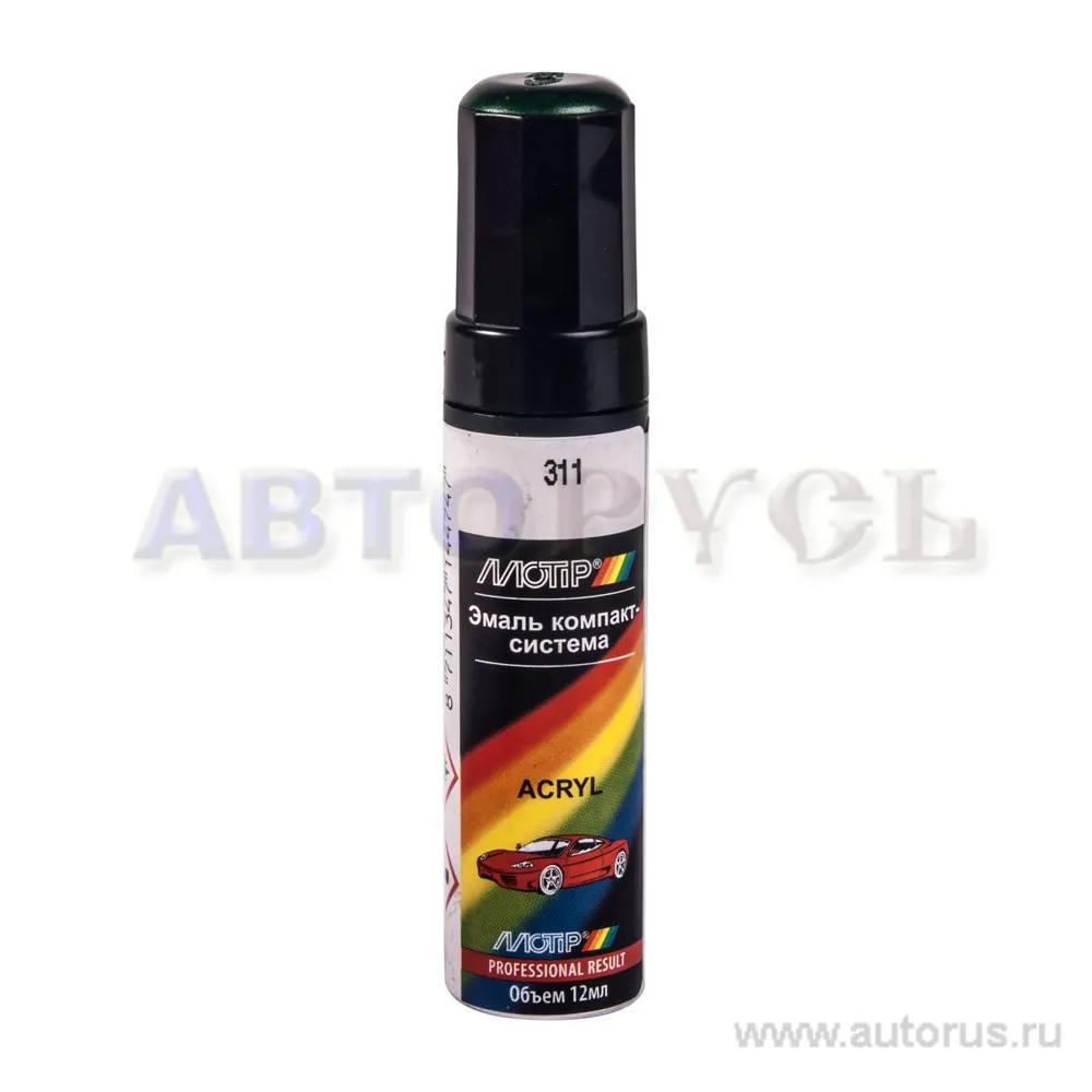 Краска акриловая с кисточкой LADA 311 игуана ME 12 мл Motip 311 ME 12ml