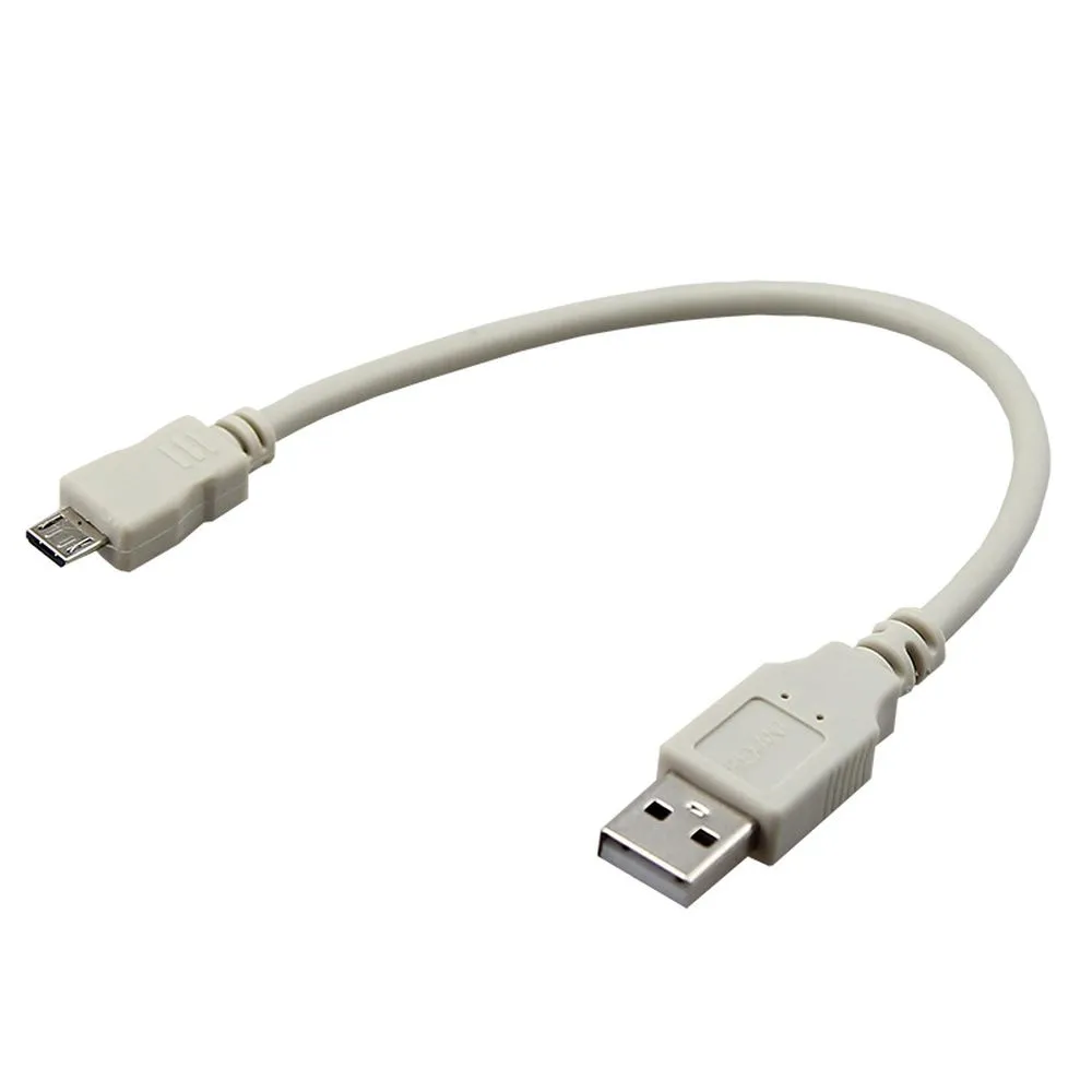 Кабель USB (шт. micro USB - шт. USB A) 0.2 метра, серый, , Max Вт REXANT 18-1162