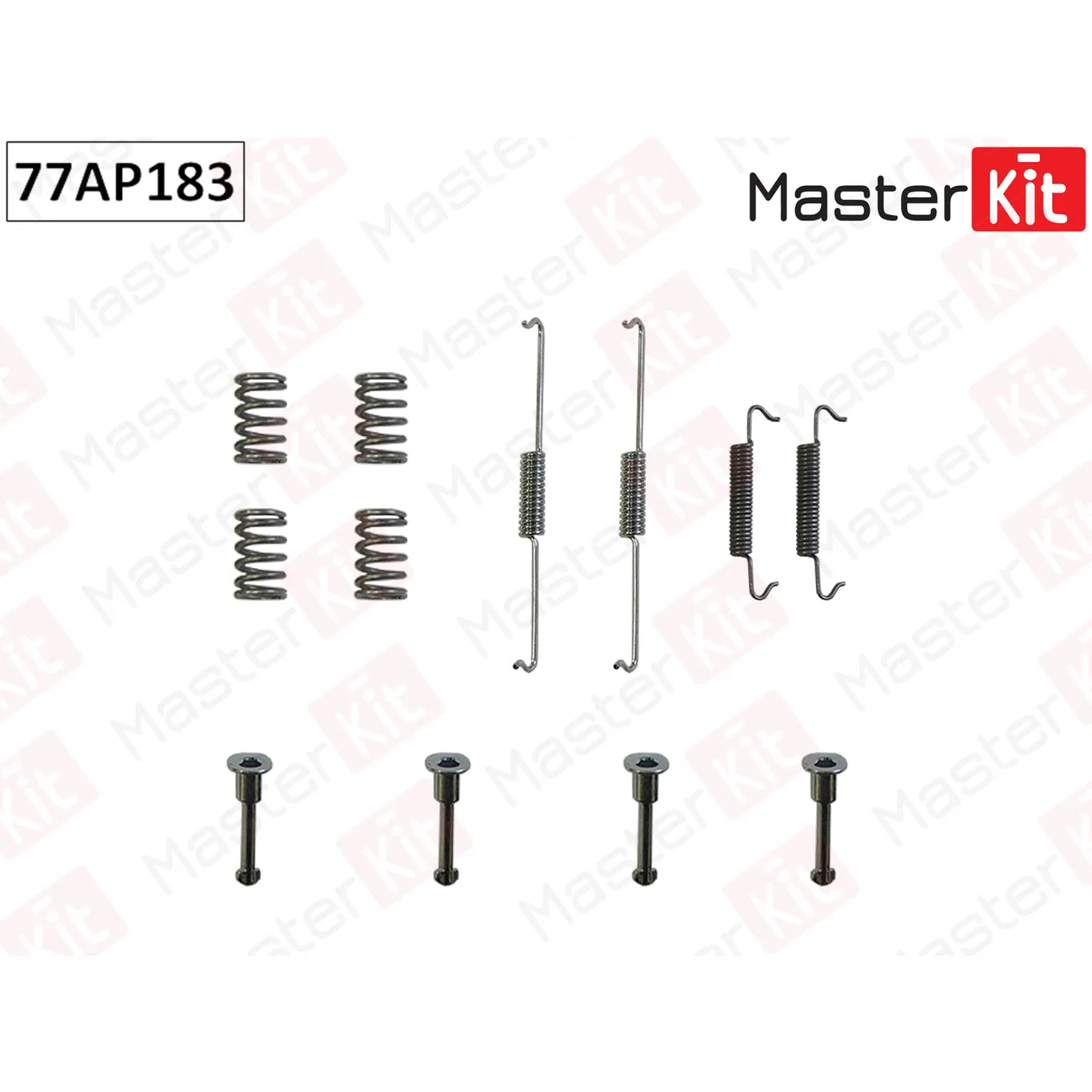 Комплект установочный барабанных колодок VW TOUAREG (7P5, 7P6) 2010 - 2018 MASTERKIT 77AP183