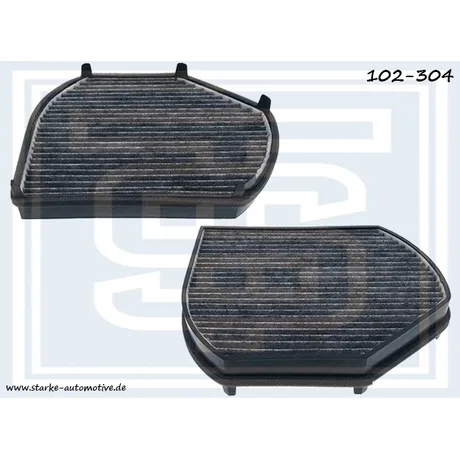 Фильтр салона MER W202/W210 carbon STARKE 102-304