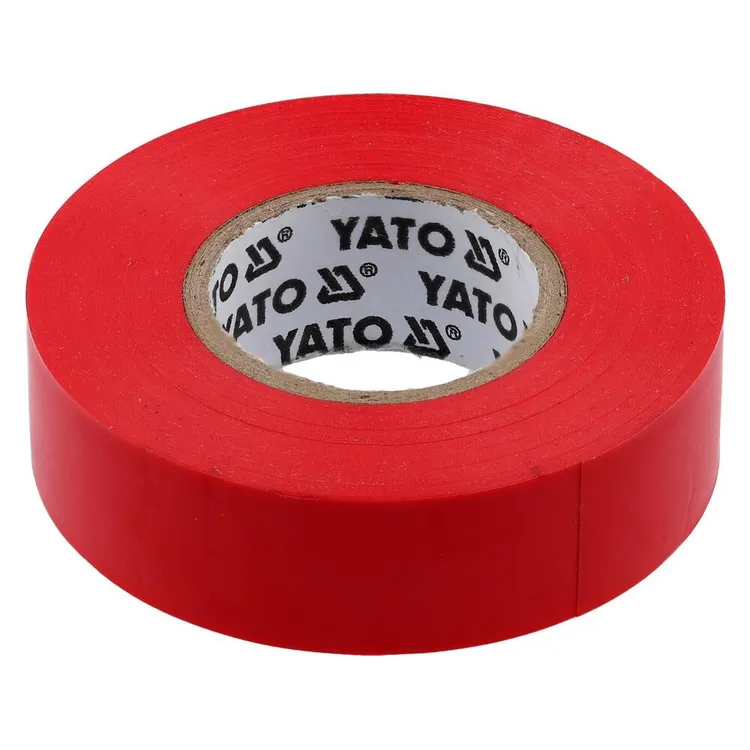 Изолента ПВХ красная 19мм х 20м х 0,13мм Yato YATO YT8166
