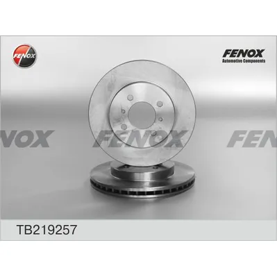 Диск тормозной передний FENOX TB219257