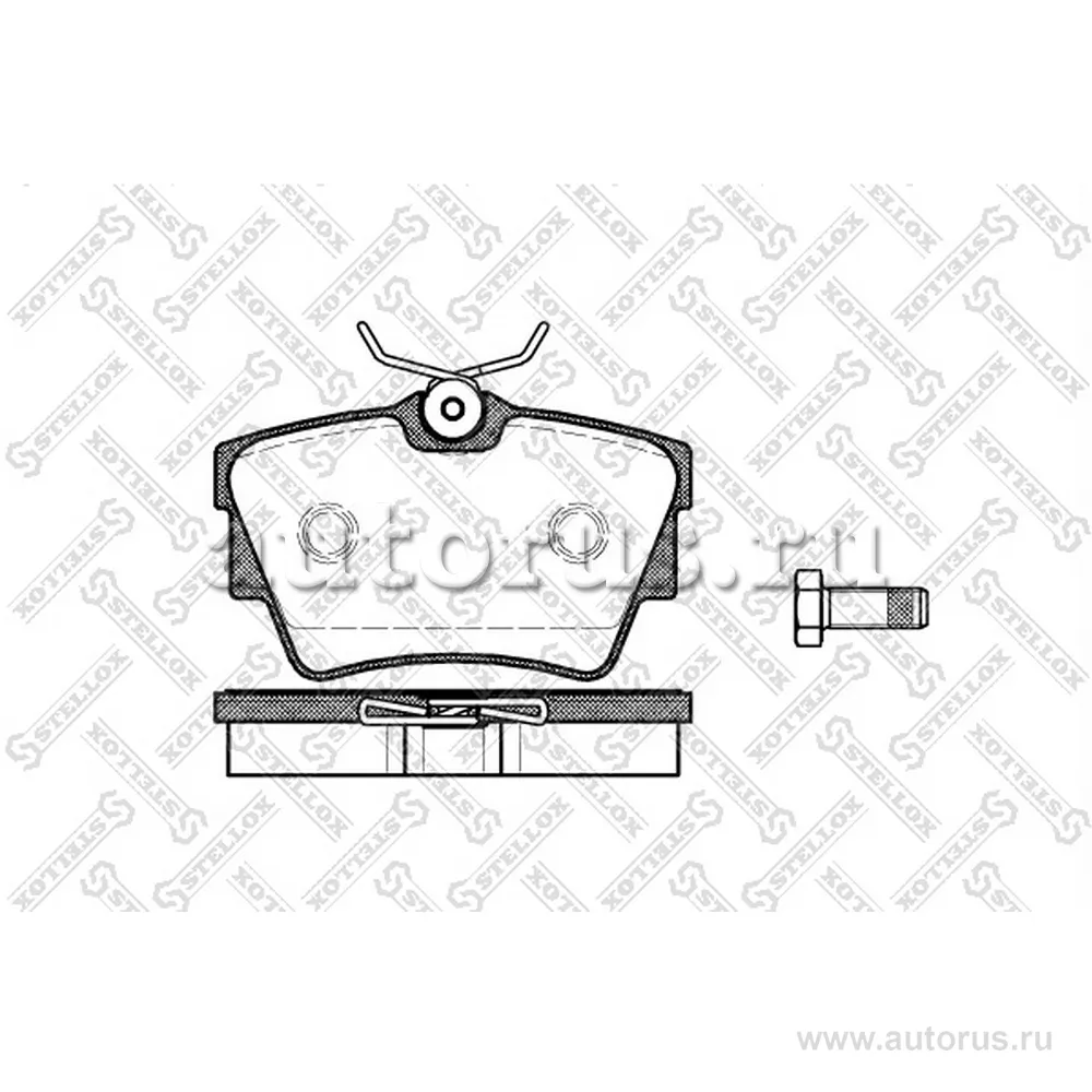 Колодки дисковые з. VW T4 STELLOX 602 010B-SX