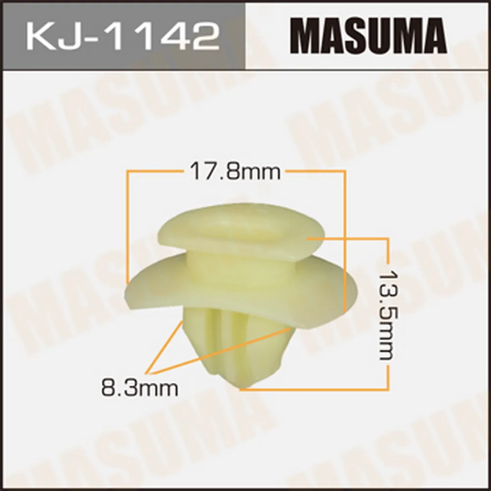 КЛИПСА КРЕПЕЖНАЯ 1142-KJ MASUMA KJ1142