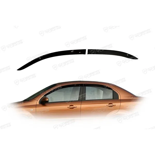 Дефлектора на окна Chevrolet Aveo Sd 2003-2006 деф.окон Cobra Tuning C32703