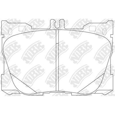 Колодки передние MB W205/W213/GLC(X253) NIBK PN0695