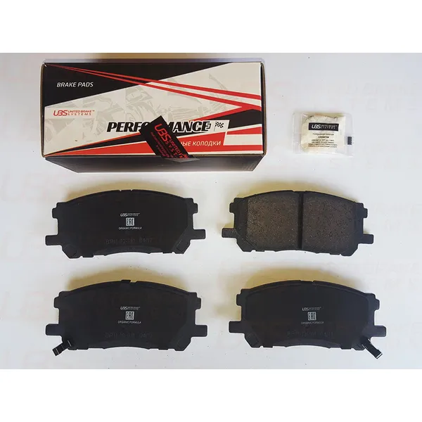 Колодки тормозные передние LEXUS RX300/RX330/RX350/RX400h/RX450H 03-10/TOYOTA UBS BP1110011