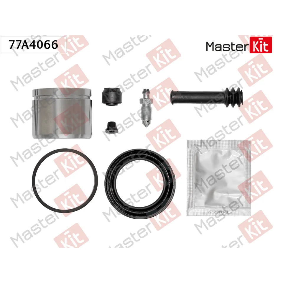 Ремкомплект тормозного суппорта+поршень Nissan PRIMERA (P10) 1990 - 1996 MASTERKIT 77A4066