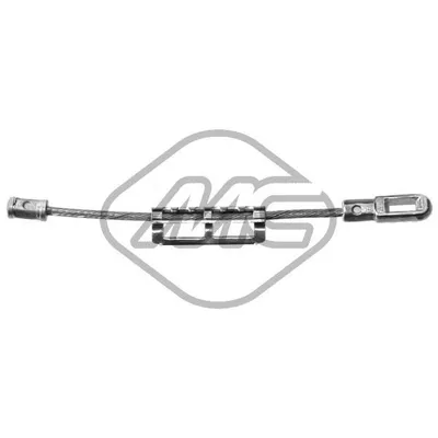 Трос ручника OPL VECTRA 1/8-2/0 ALL (DISC BRAKE) Metalcaucho 82505