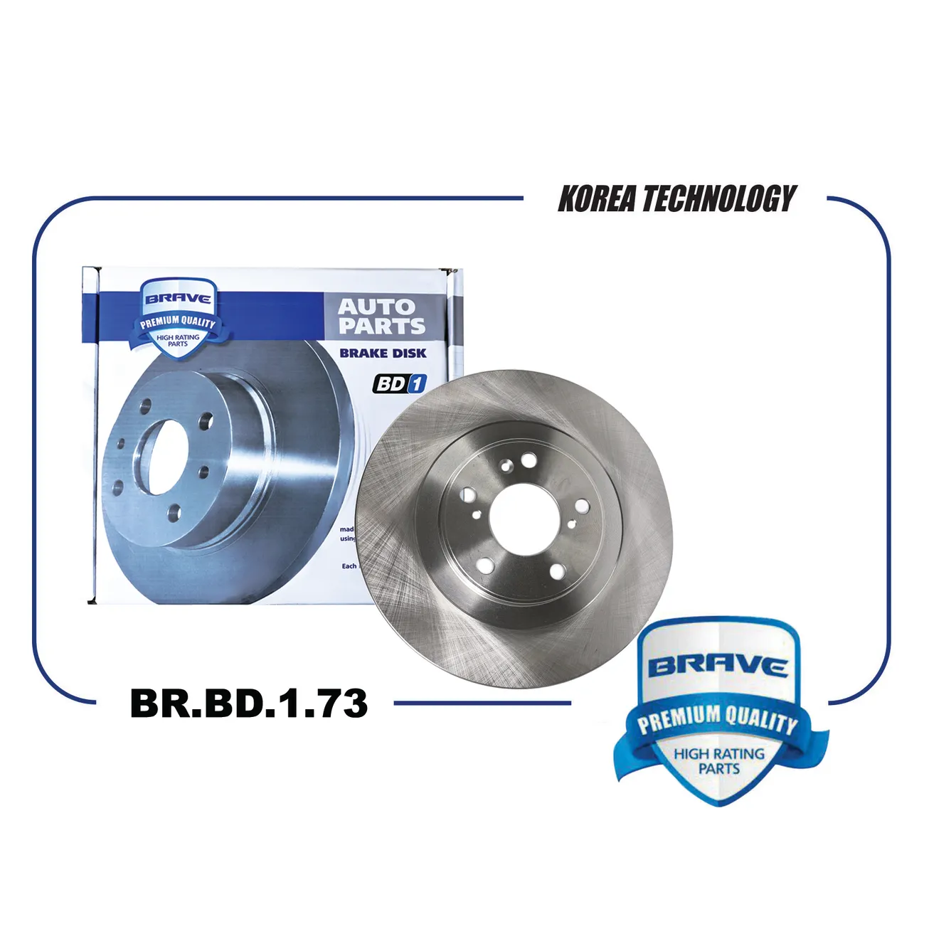 Диск тормозной передний 3501107XGW02A HAVAL JOLION 2WD BRAVE BRBD173