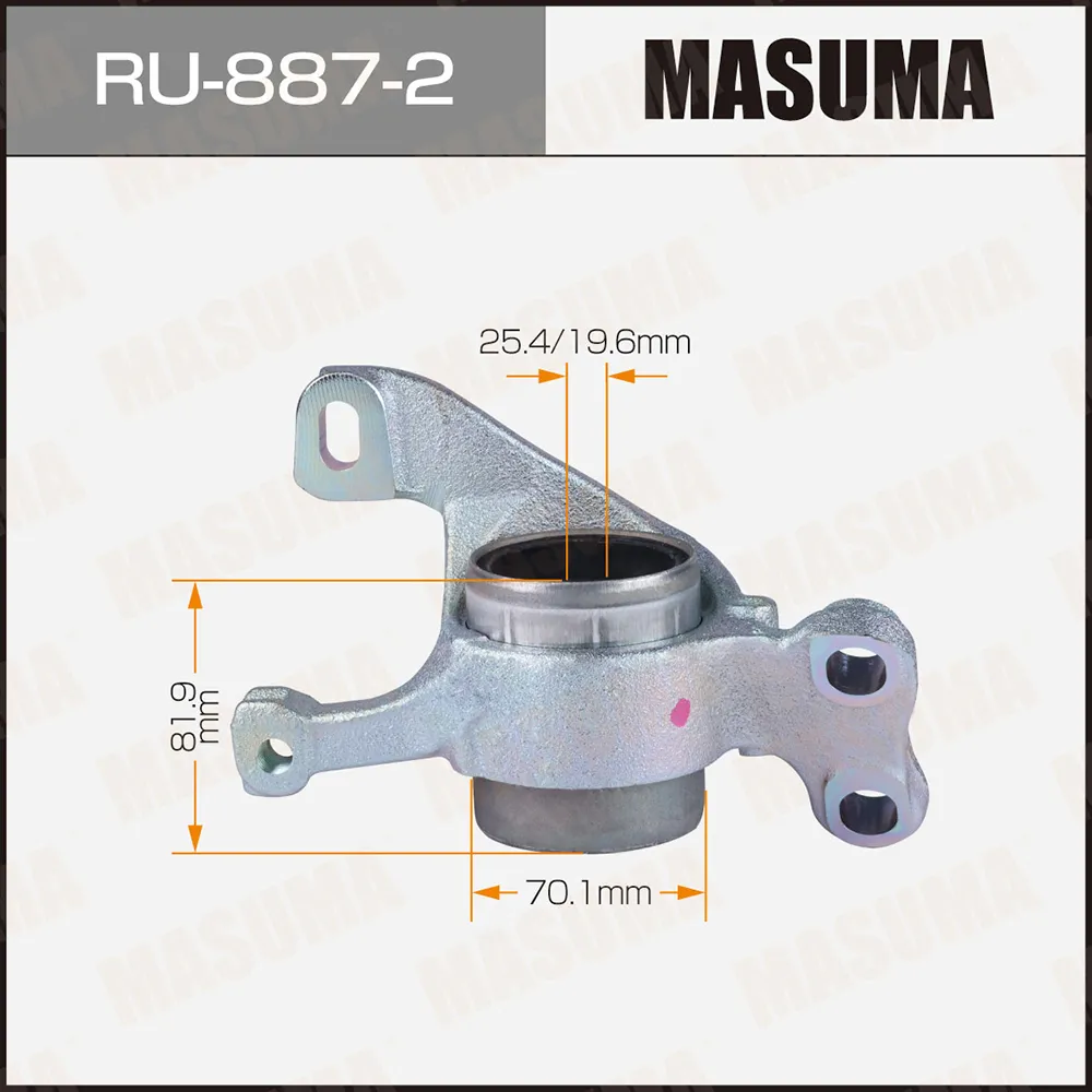 Сайлентблок BMW X1 (F48) перед.прав. MASUMA RU8872