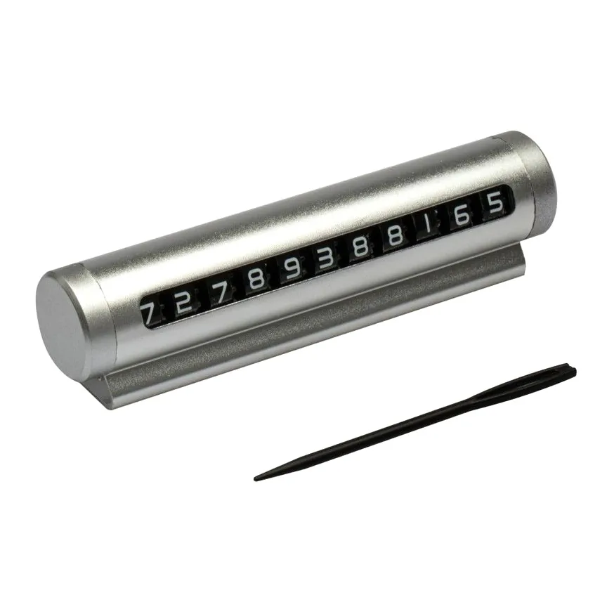 Автовизитка (алюминий, пластик) LECAR LECAR000013806