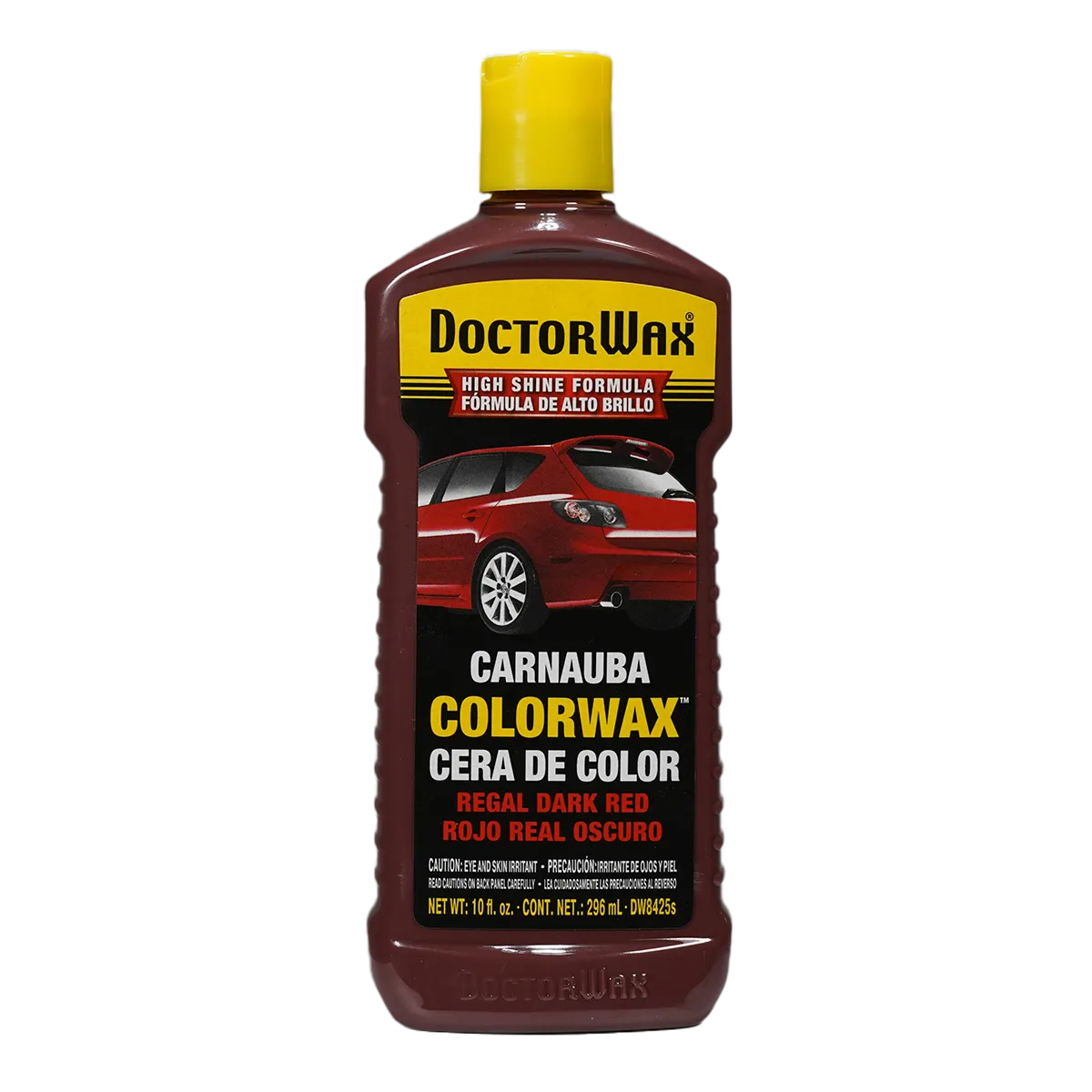 Цветной полироль с полифлоном. Темно-красный Doctor Wax DW8425s