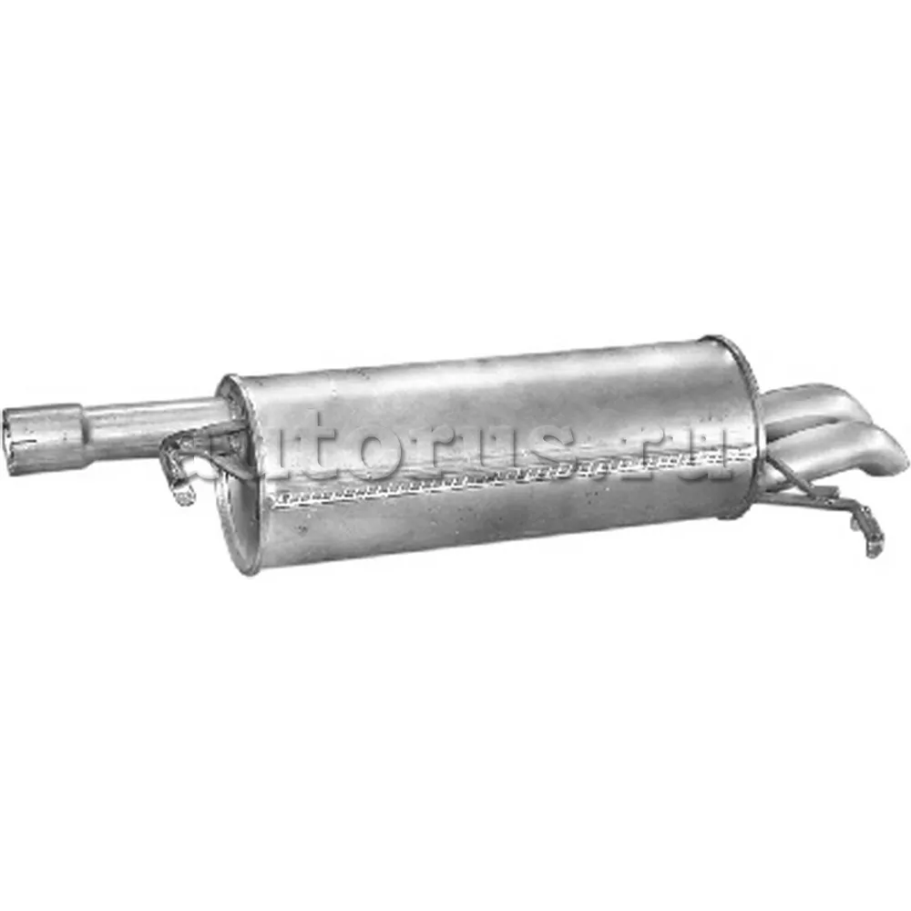 Глушитель Audi A6 2.5 VW Passat/Skoda Superb 1.9/2.0/2.5 TDi EDEX 01124