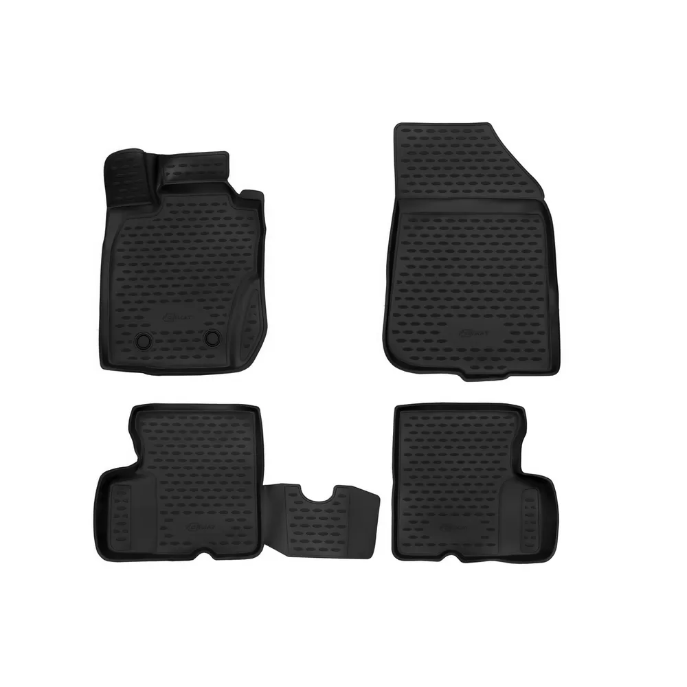 Коврики 3D в салон RENAULT Duster 4WD, 2011-2015, 4 шт. (ПУ, повышенная износостойкость) FORMAT FORMAT.3D.41.28.210kh
