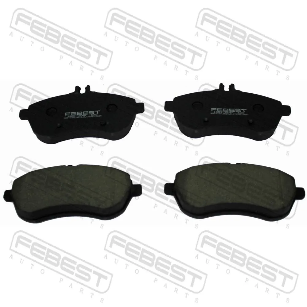 Колодки тормозные передние FEBEST 1601-204F