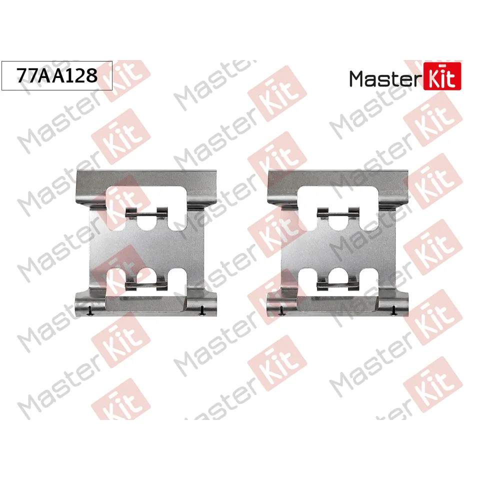 Комплект установочный тормозных колодок Volvo 940 II (944) 1994 - 1998 MASTERKIT 77AA128