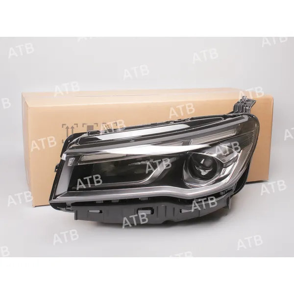 Блок фара Geely Emgrand 2 2021-2025 галоген + ДХО LED под эл. кор. левая ATB ATB 1AGE2283D2L