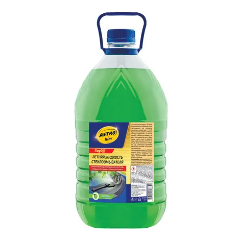 Жидкость омывателя летняя 0 ASTROhim BugOff готовая яблоко 5 л AC425