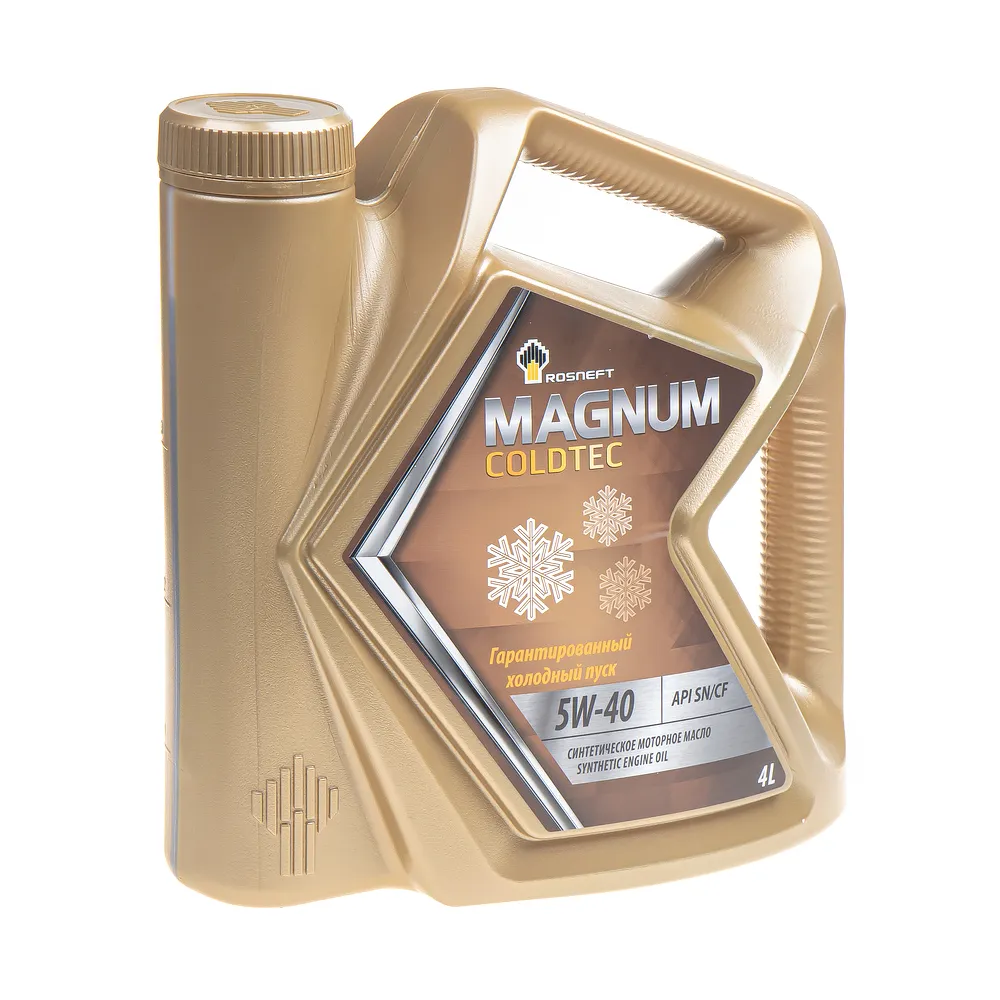 Масло моторное Rosneft Magnum Coldtec 5W-40 синтетическое 4 л 40813842