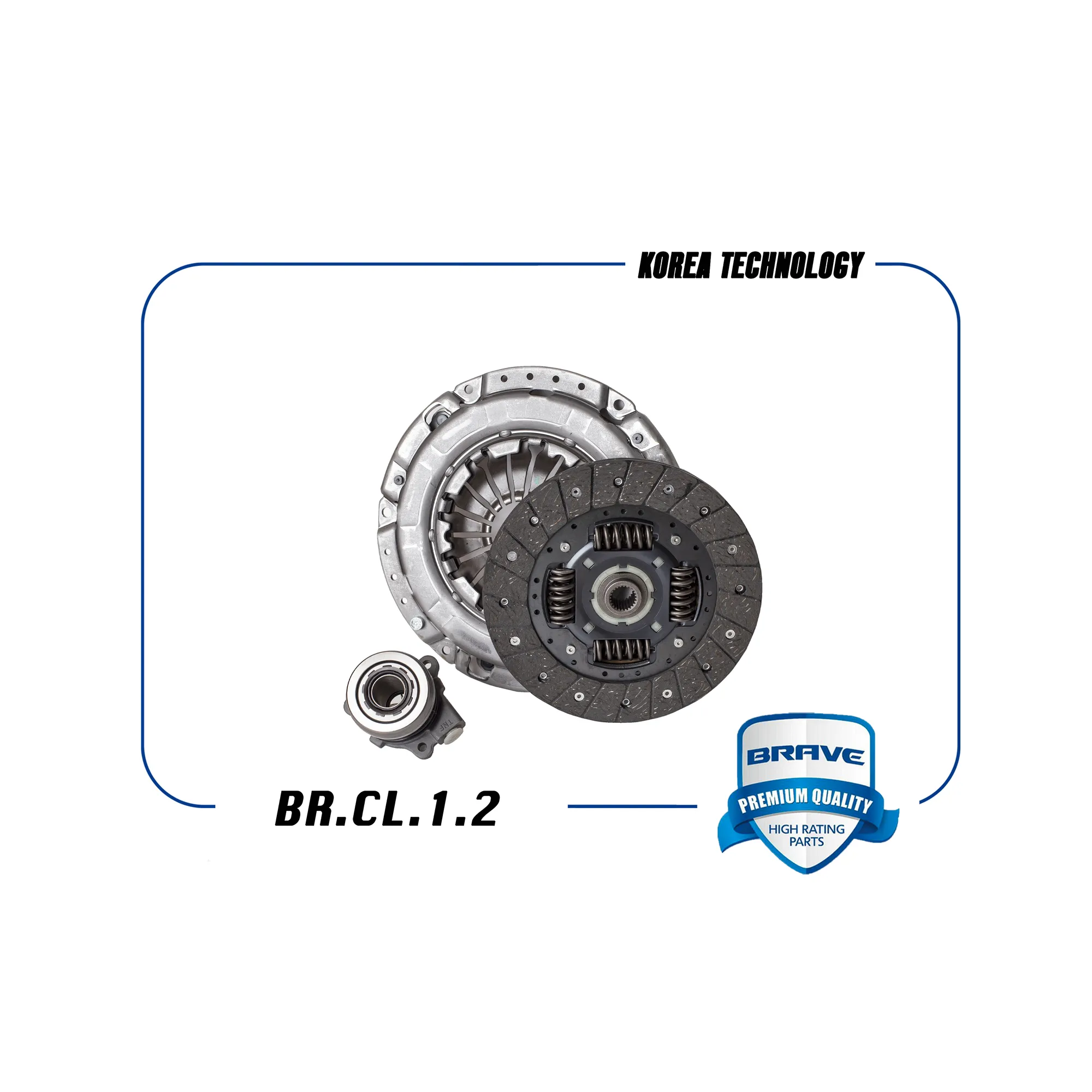 Сцепление в сборе корзина+диск+выжимной 96407628 Lacetti 1.8 BR.CL.1.2 BRAVE BR.CL.1.2