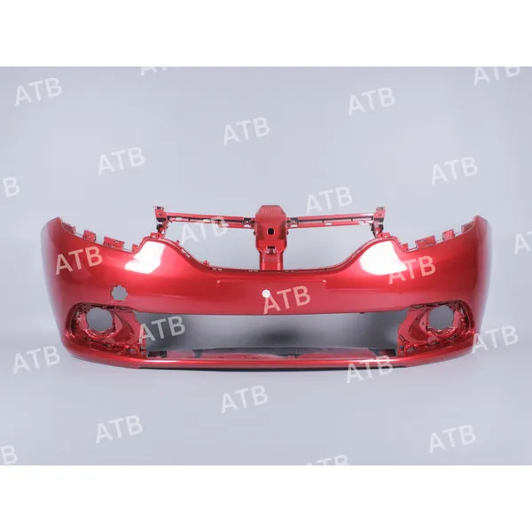 Бампер Renault Logan 2 2012-2018 / Sandero передний Красный TEB76 ATB 1ARL2010FTEB76