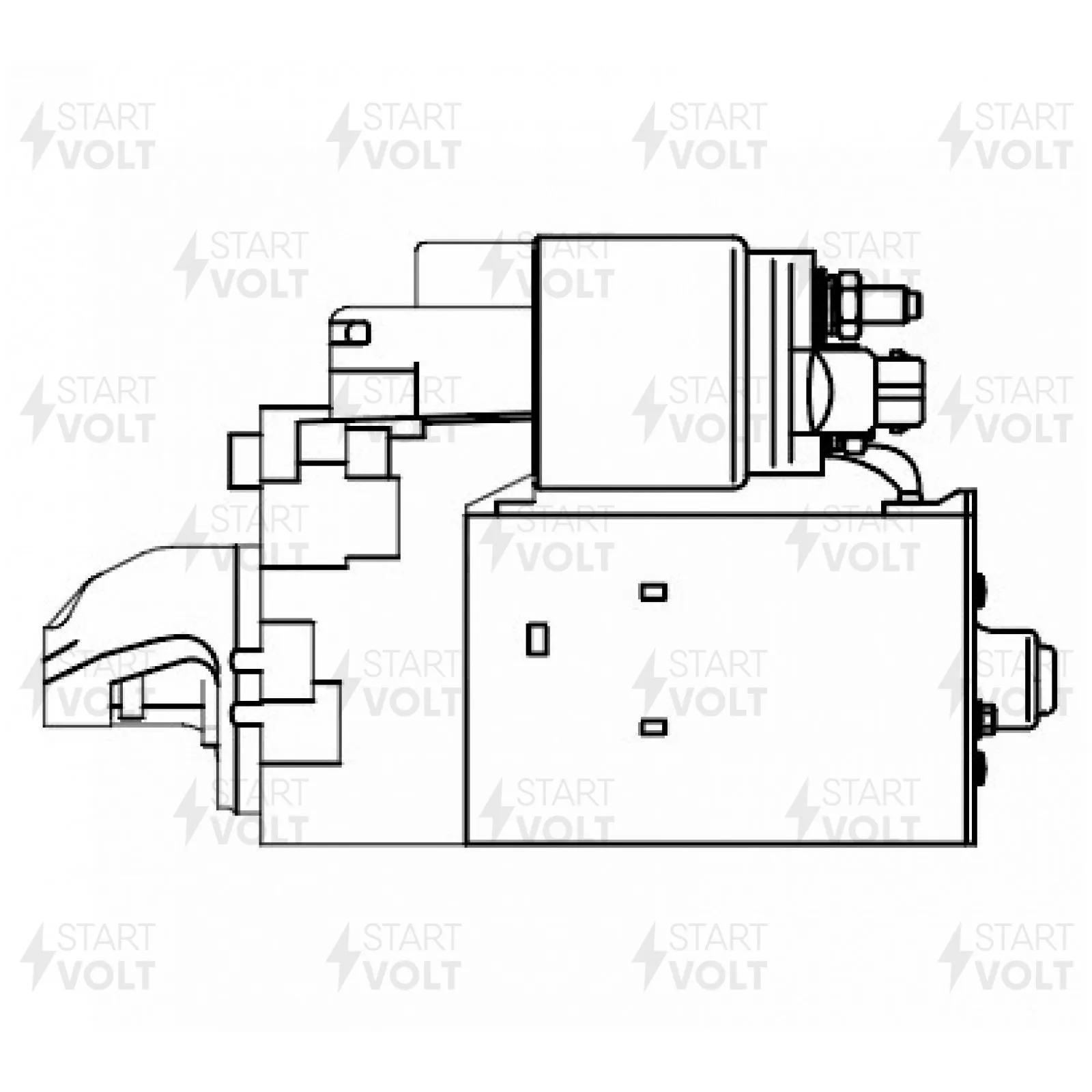Стартер 1,7 кВт STARTVOLT LSt 2621