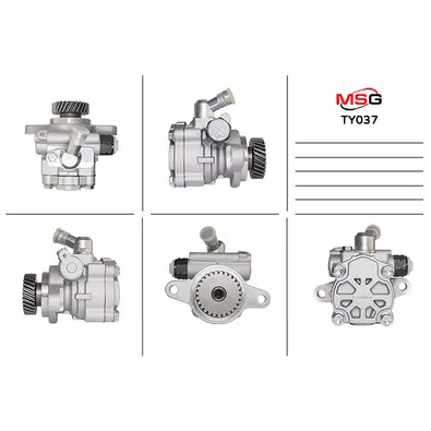 Насос гидроусилителя руля TOYOTA LAND CRUISER 100 98- TOYOTA Land Cruiser MSG TY037