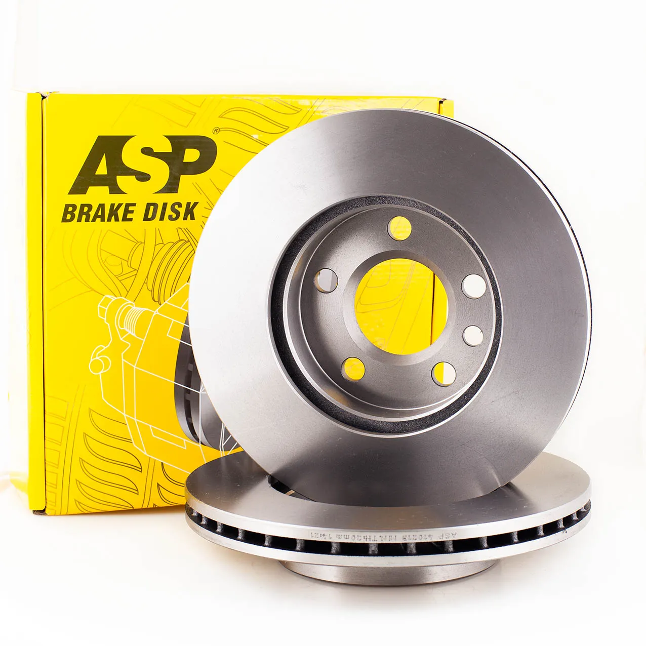 Диск тормозной передний VW T4/MULTIVAN ALL 90-03 /VENT D=280MM ASP 410213