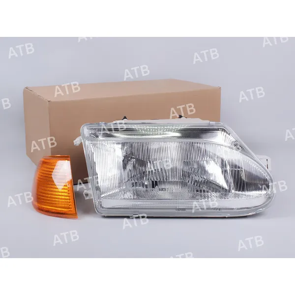 Блок фара ВАЗ 2115 Бош в сборе с желтым поворотником правая ATB 1AV15B8YQR