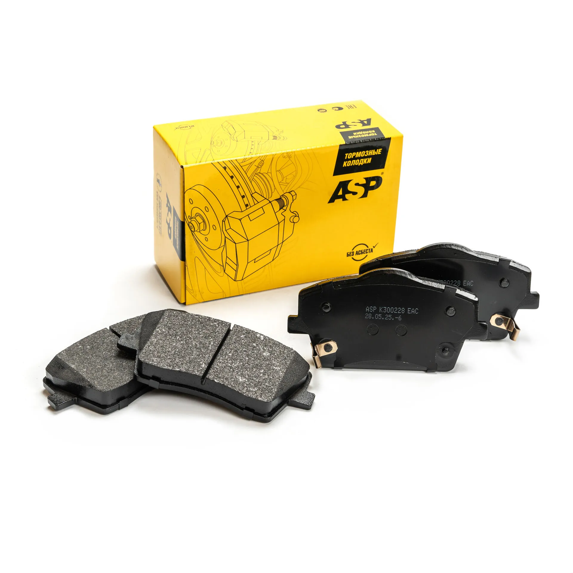 Передние тормозные колодки Geely Tugella 2020- ASP K300228