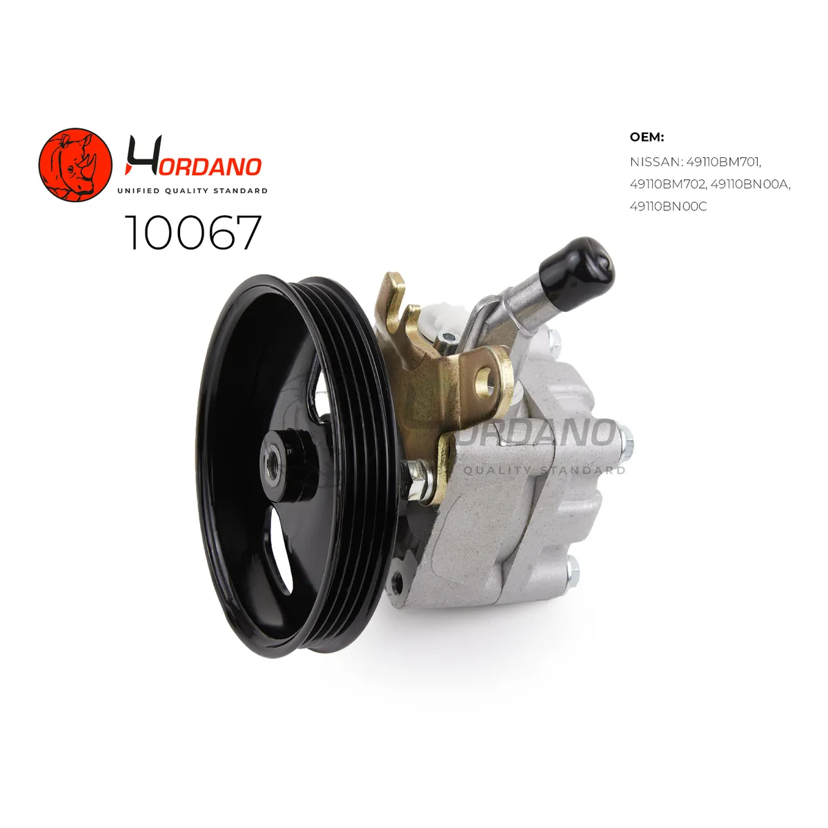 Насос ГУР NISSAN ALMERA II (N16) Hordano 10067