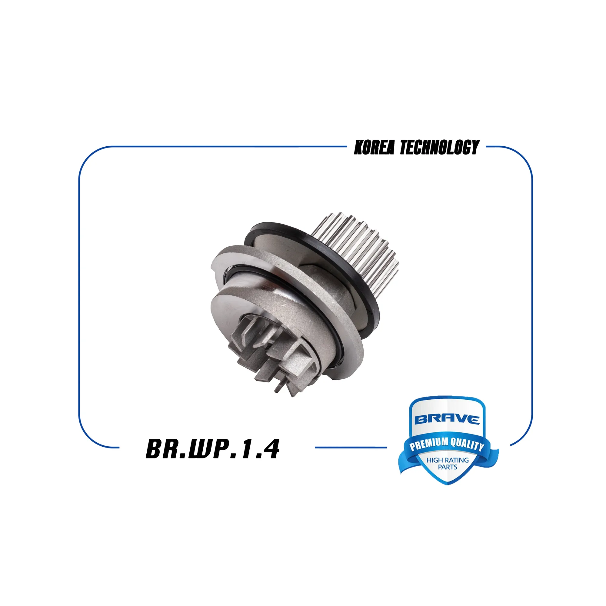 Насос водяной с прокладкой Daewoo Nexia,Chevrolet Aveo16кл BRAVE BR.WP.1.4