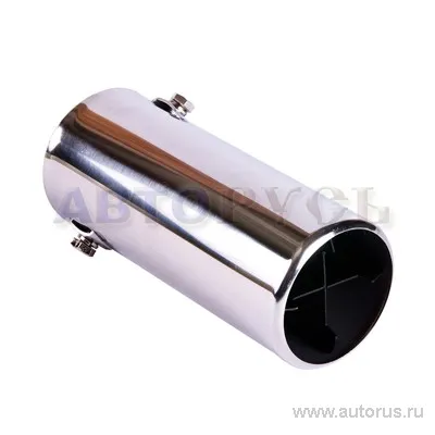Насадка на глушитель 63x185x63 мм . хром BOLK BK01419
