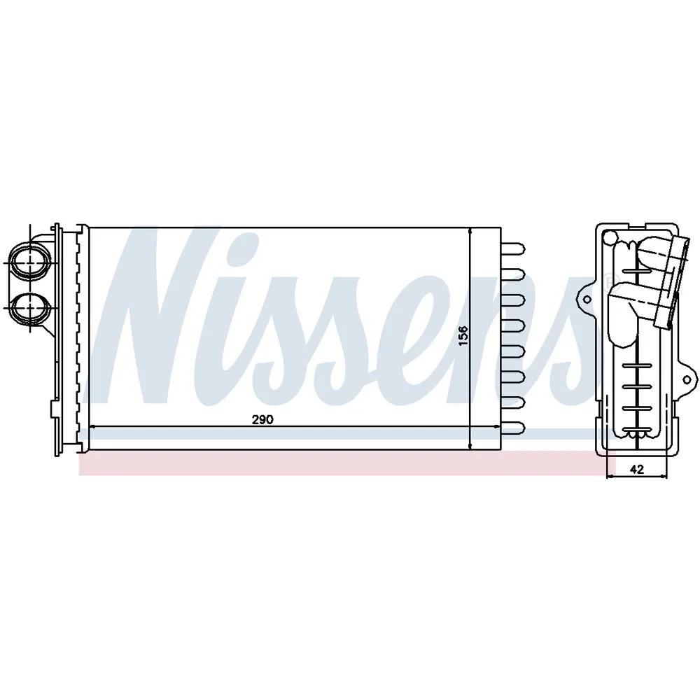 Радиатор отопителя NISSENS 71145