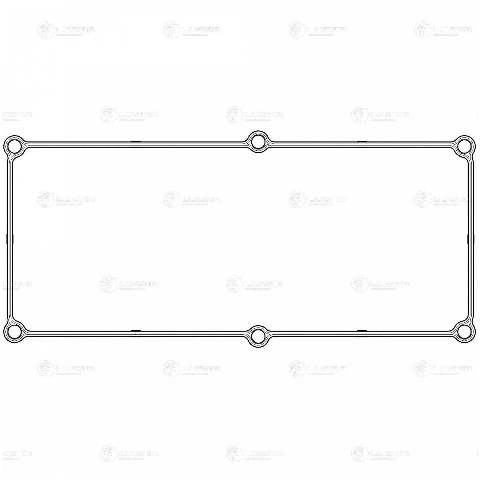 Прокладка клапанной крышки LUZAR LES 20813