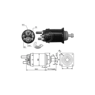 Реле втягивающее MERCEDES 24V ERA ZM835