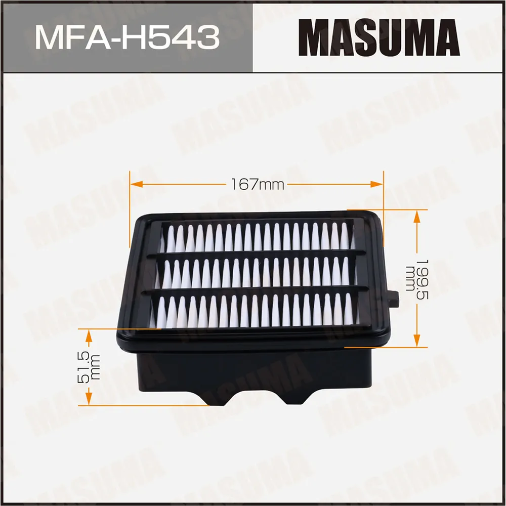 Фильтр воздушный MASUMA MFAH543