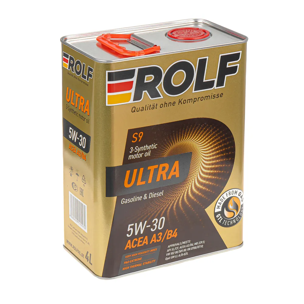 Масло моторное ROLF Ultra 5W-30 SP синтетическое 4 л 323105