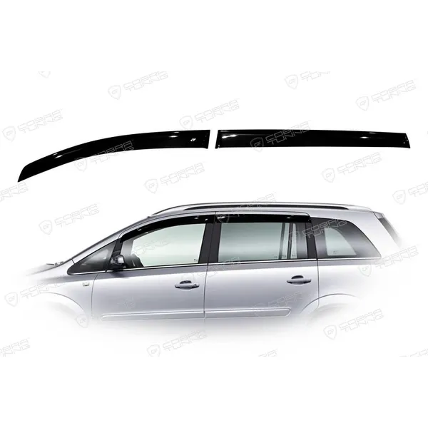 Дефлектора на окна Opel Zafira B 2006EuroStandard деф.окон Cobra Tuning OE11306