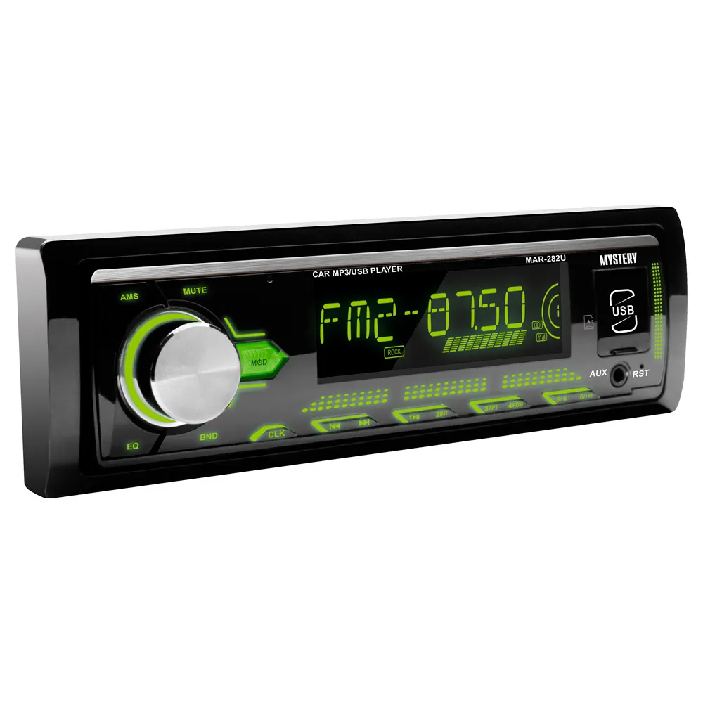 Автомагнитола MYSTERY MAR-282U 4х50 Вт,2 USB , AUX IN, зеленая подсветка MYSTERY MYSTERY MAR-282U