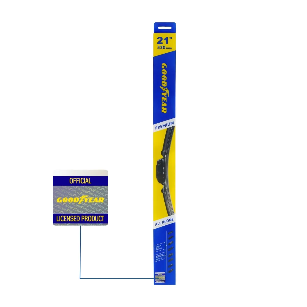 Щетка стеклоочистителя 530 мм бескаркасная 1 шт Goodyear PREMIUM GY000441