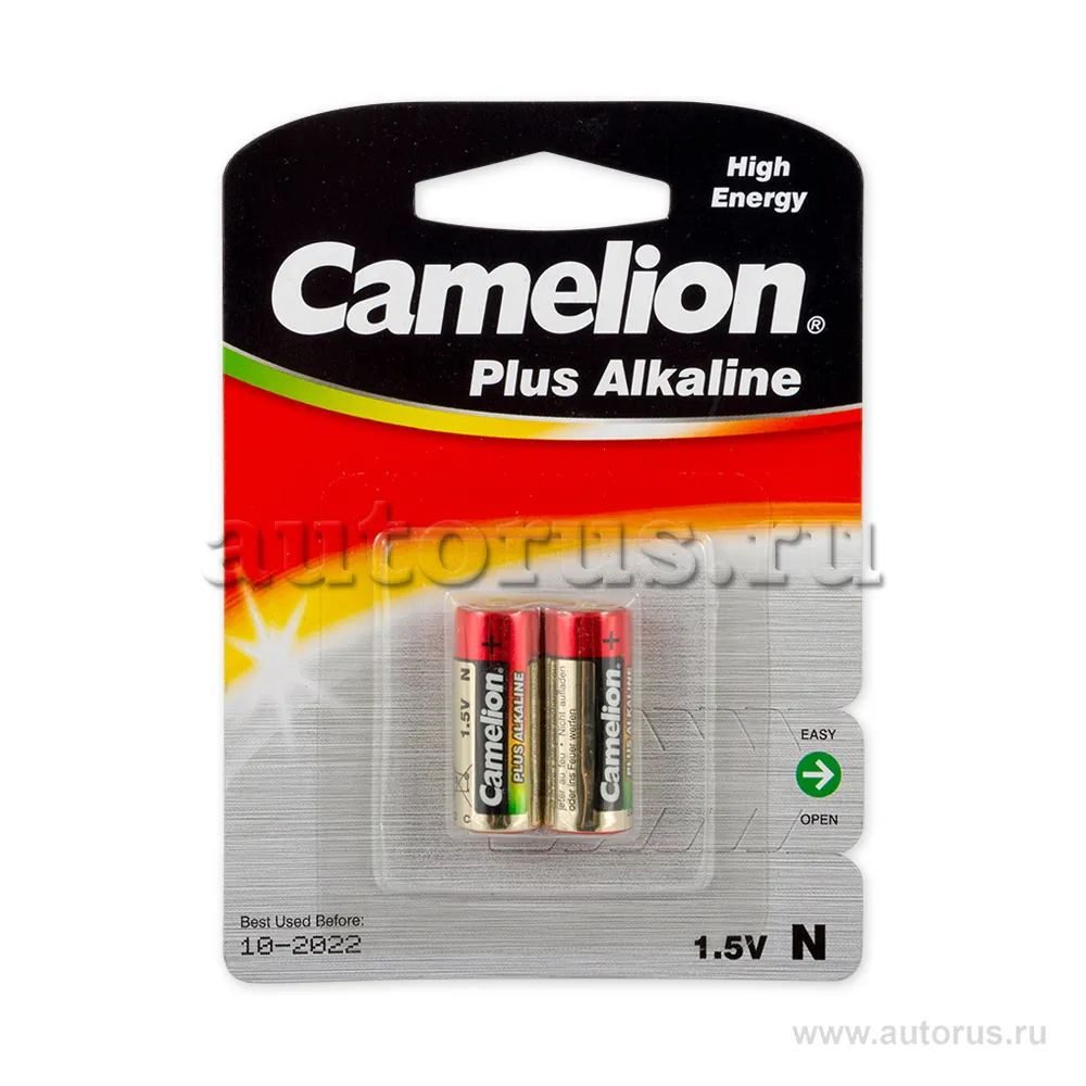 Батарейка алкалиновая Camelion Plus Alkaline N 1,5V (2 шт) LR1-BP2